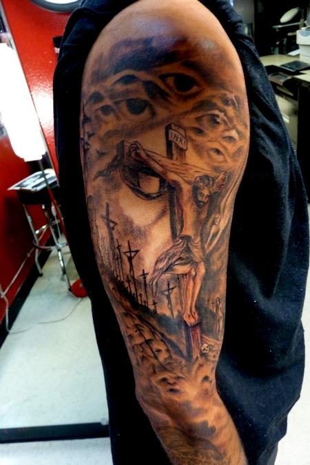 Tattoos - Jesus on the cross - 71688